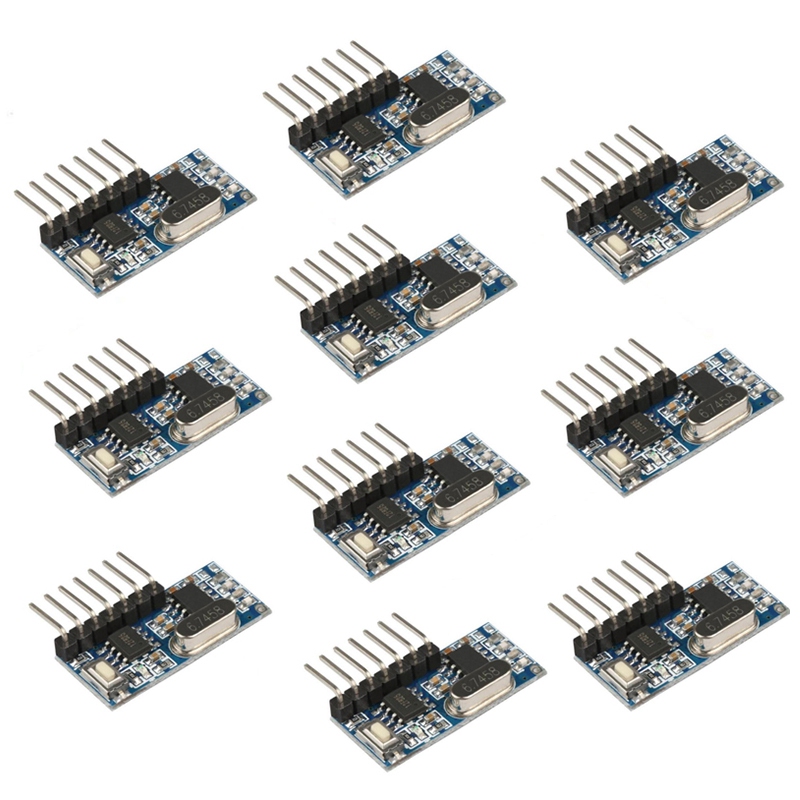 10PCS 433Mhz RF Receiver Learn - огляд і ціна 433Mhz Receiver Module