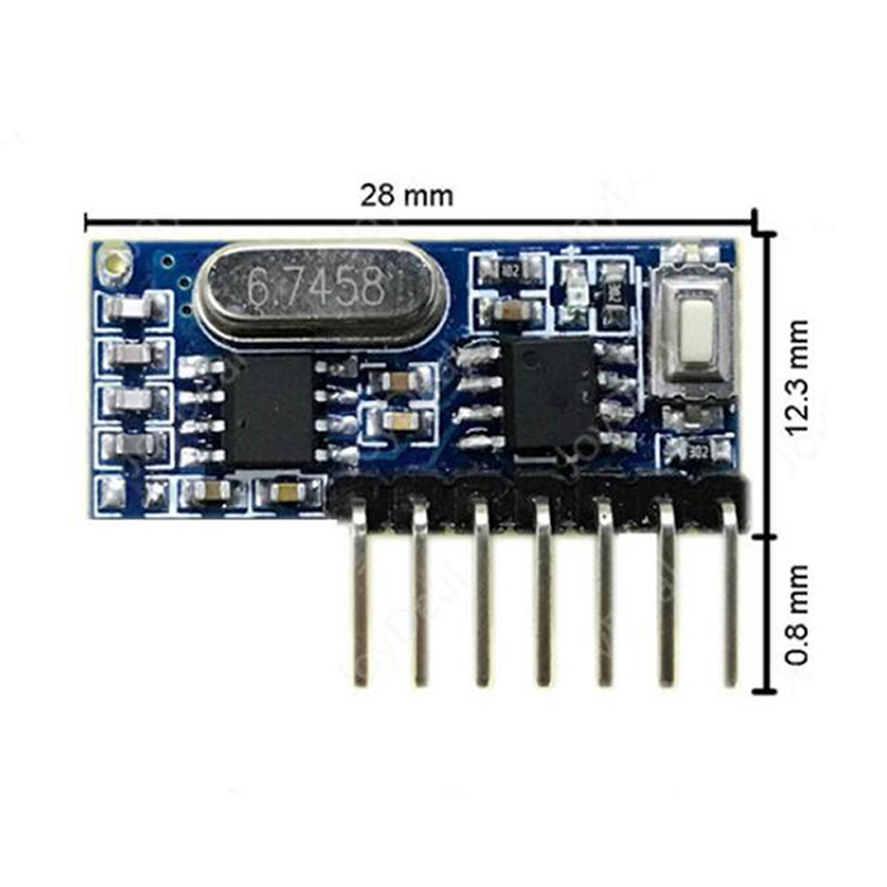 10PCS 433Mhz RF Receiver Learn - огляд і ціна 433Mhz Receiver Module