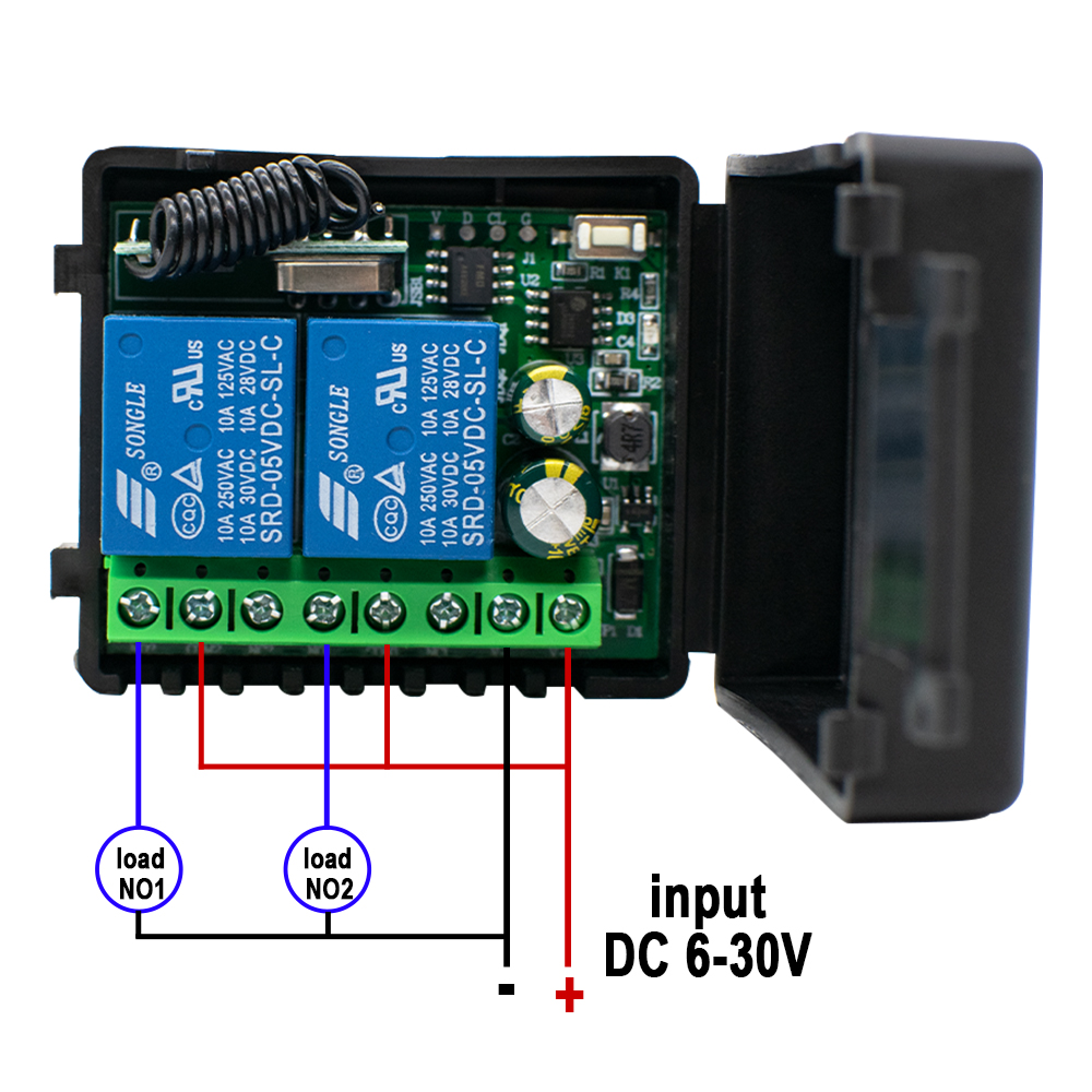 12V 24V 433Mhz RF Actuator Mot - огляд і ціна 433Mhz Receiver Module