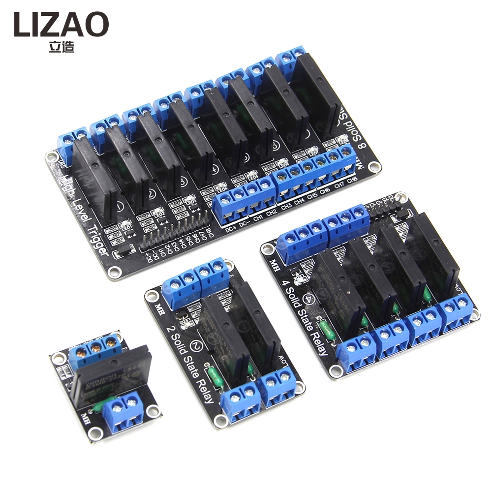 1/2/4/8 Channel SSR Solid Stat - огляд і ціна Relay 8 Channel Board