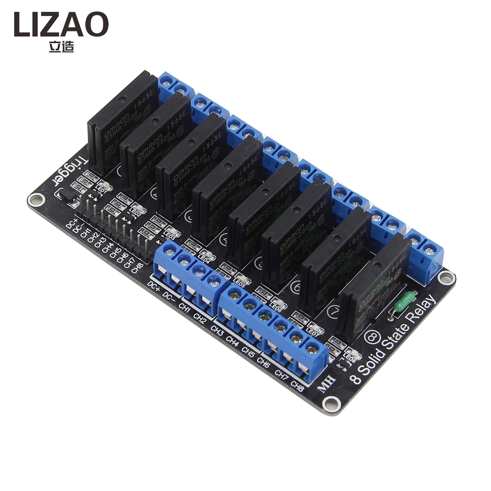1/2/4/8 Channel SSR Solid Stat - огляд і ціна Relay 8 Channel Board