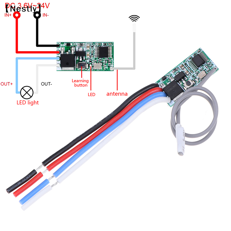 433Mhz 1CH RF Relay Receiver W - огляд і ціна 433Mhz Receiver Module