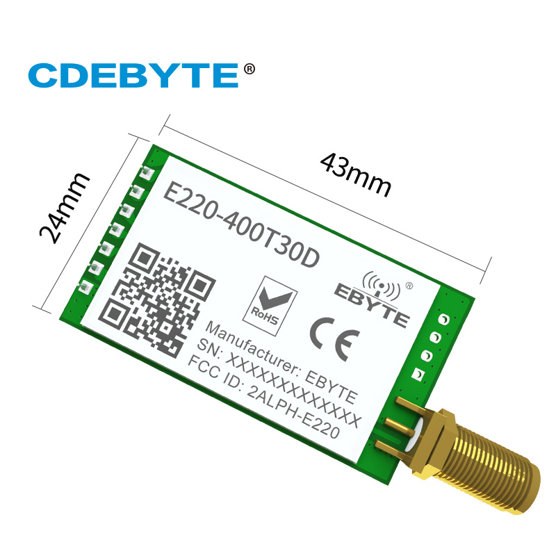 LLCC68 LoRa Wireless Module 43 - огляд і ціна 433Mhz Receiver Module